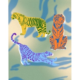Цветные тигры