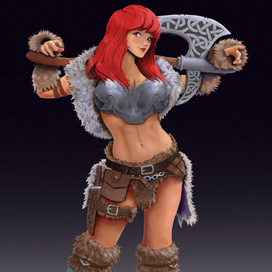 barbarian girl