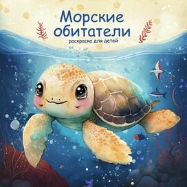 Обложка книжки-раскраски для детей