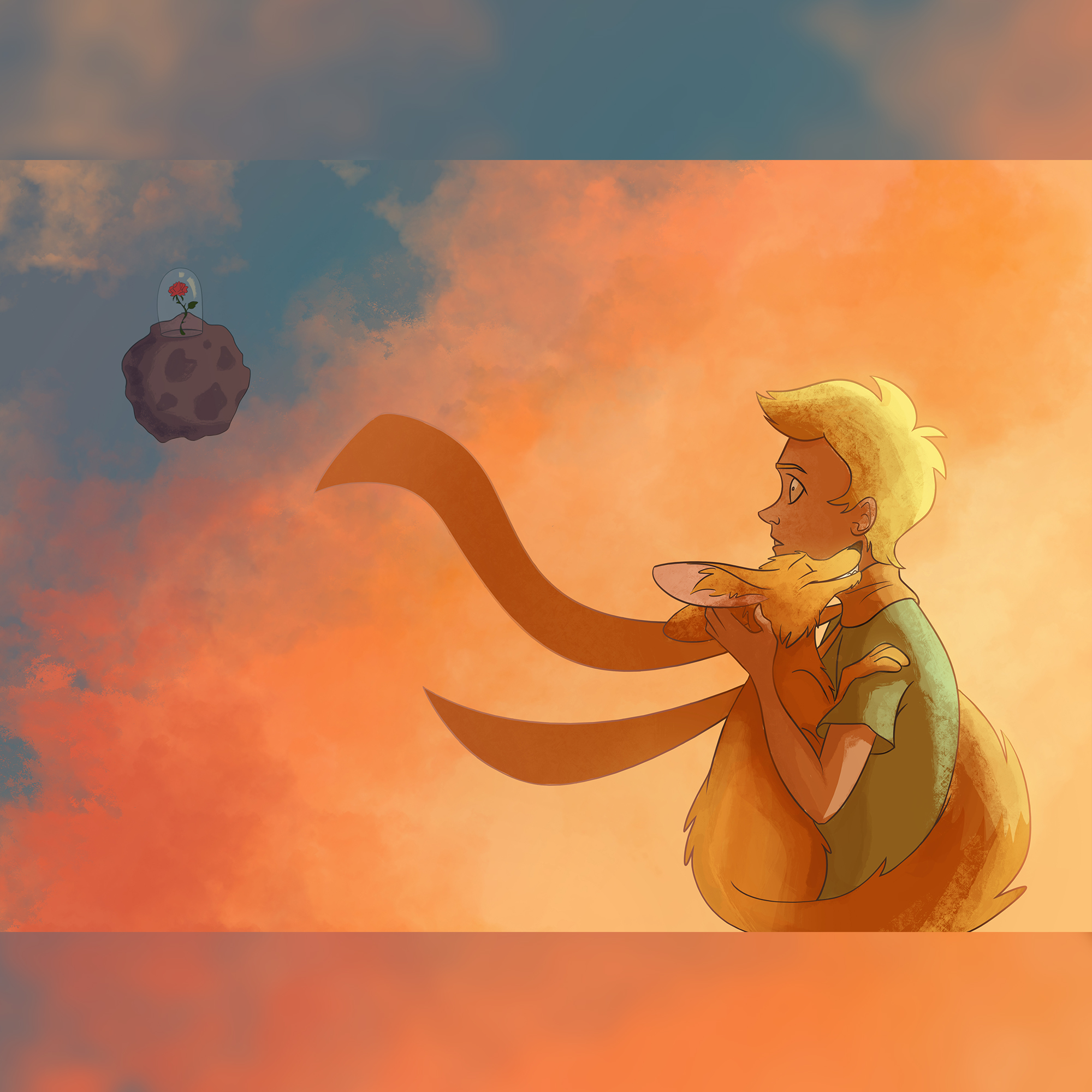 Иллюстрация Иллюстрация для книги "Маленький принц" в