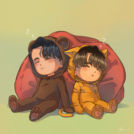 chibi are sleeping