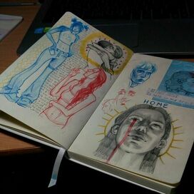 коллаж скетч