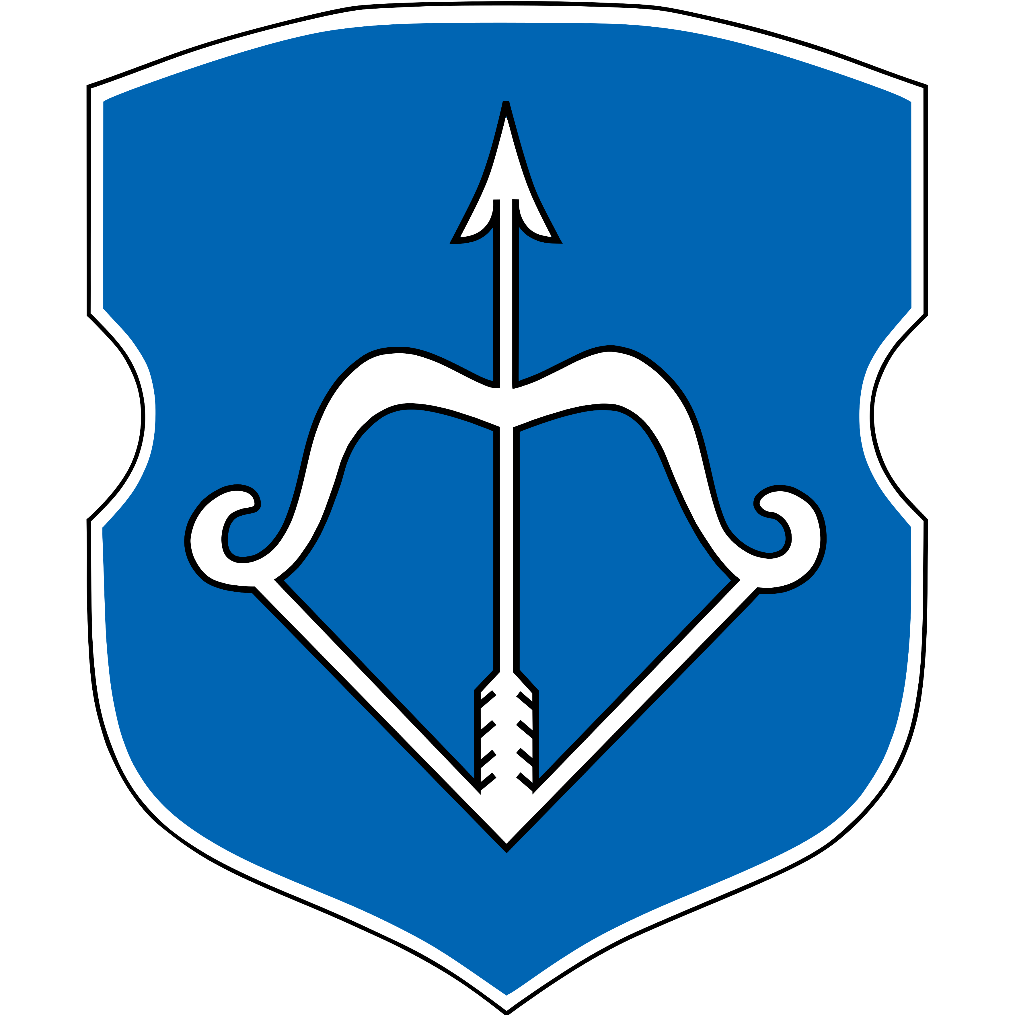 Иллюстрация Герб города Брест в стиле графика | Illustrators.ru