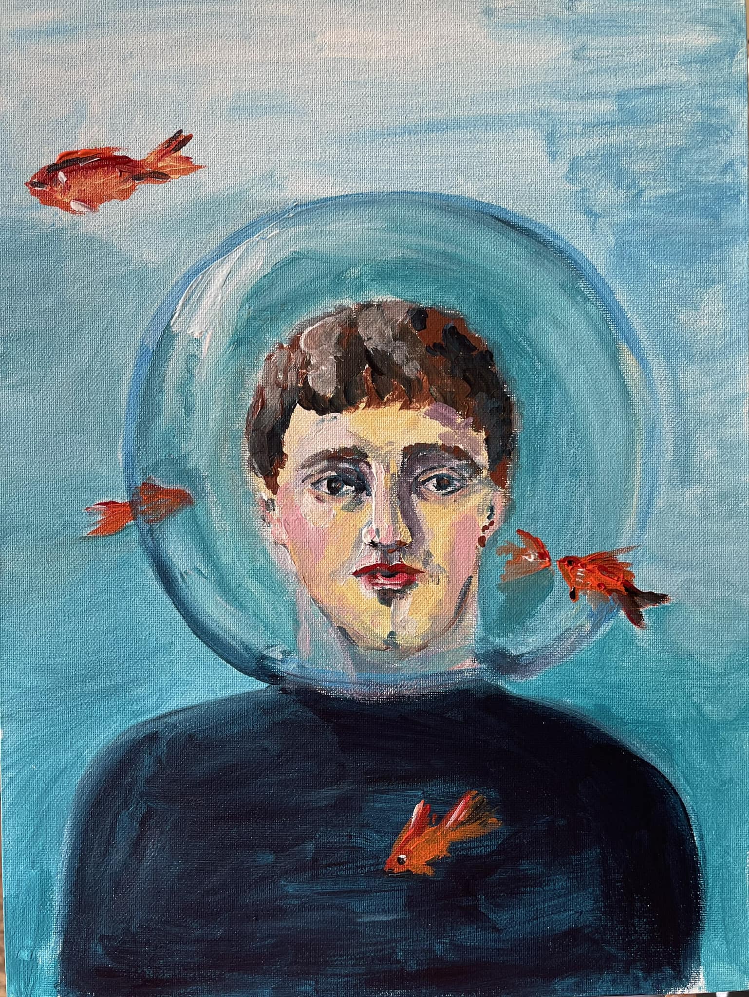 Иллюстрация Лето на море в стиле живопись | Illustrators.ru