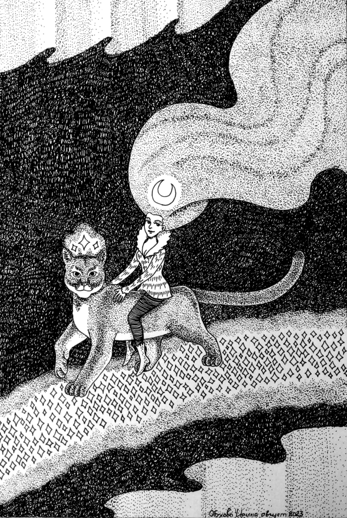 Иллюстрация Сила в стиле графика | Illustrators.ru