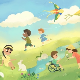 Иллюстрация для детской книги | Лето