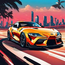 Toyota Supra, 4k