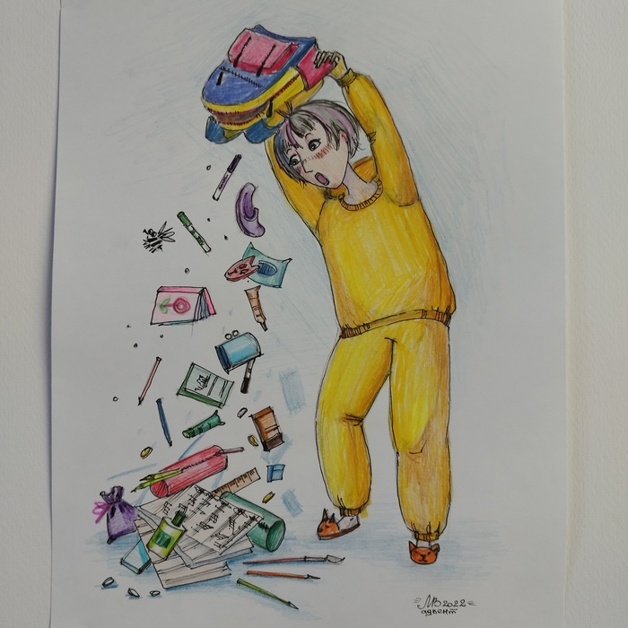 Иллюстрация Художники такие художники в стиле 2d | Illustrators.ru