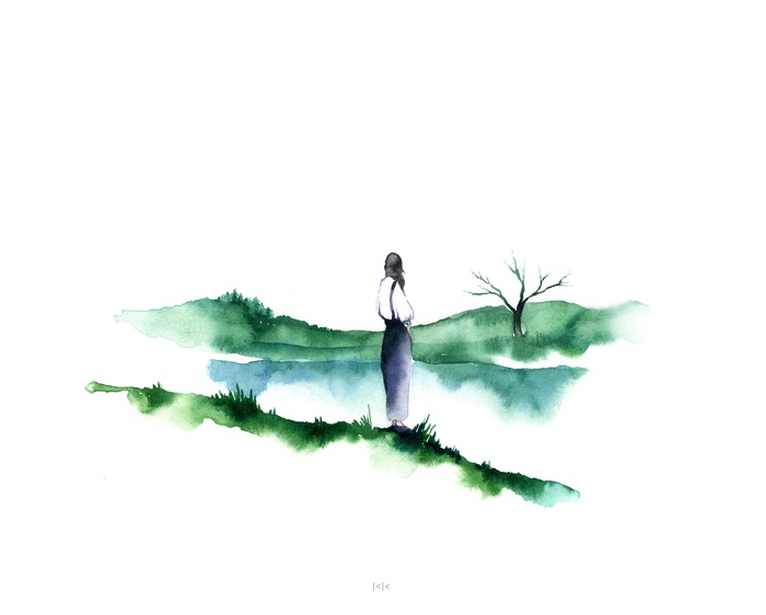 Иллюстрация ДИАЛОГ в стиле живопись, книжная графика, детский