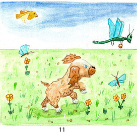 Иллюстрация детской книги "Про Томку"
