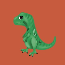 Динозавр | Рисунки для детей 