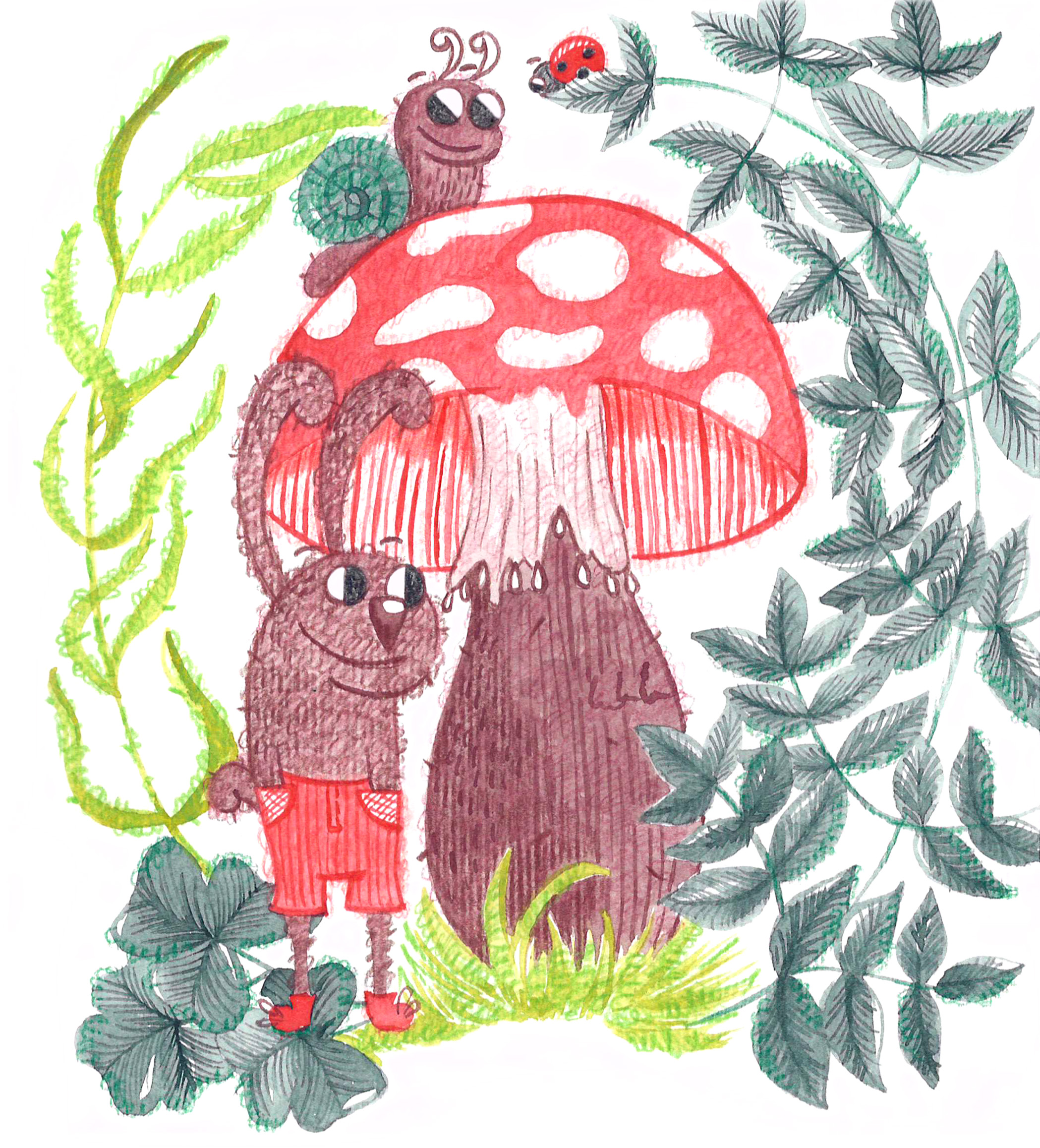 Иллюстрация Акварельная иллюстрация для детской книги Сутеева