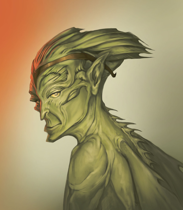 Иллюстрация Старый цветочный король в стиле 2d | Illustrators.ru