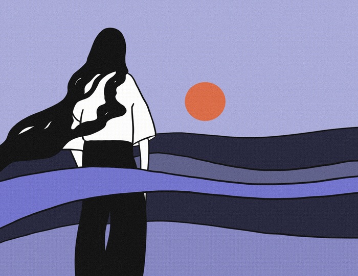 Иллюстрация Edges of the world в стиле 2d, компьютерная графика