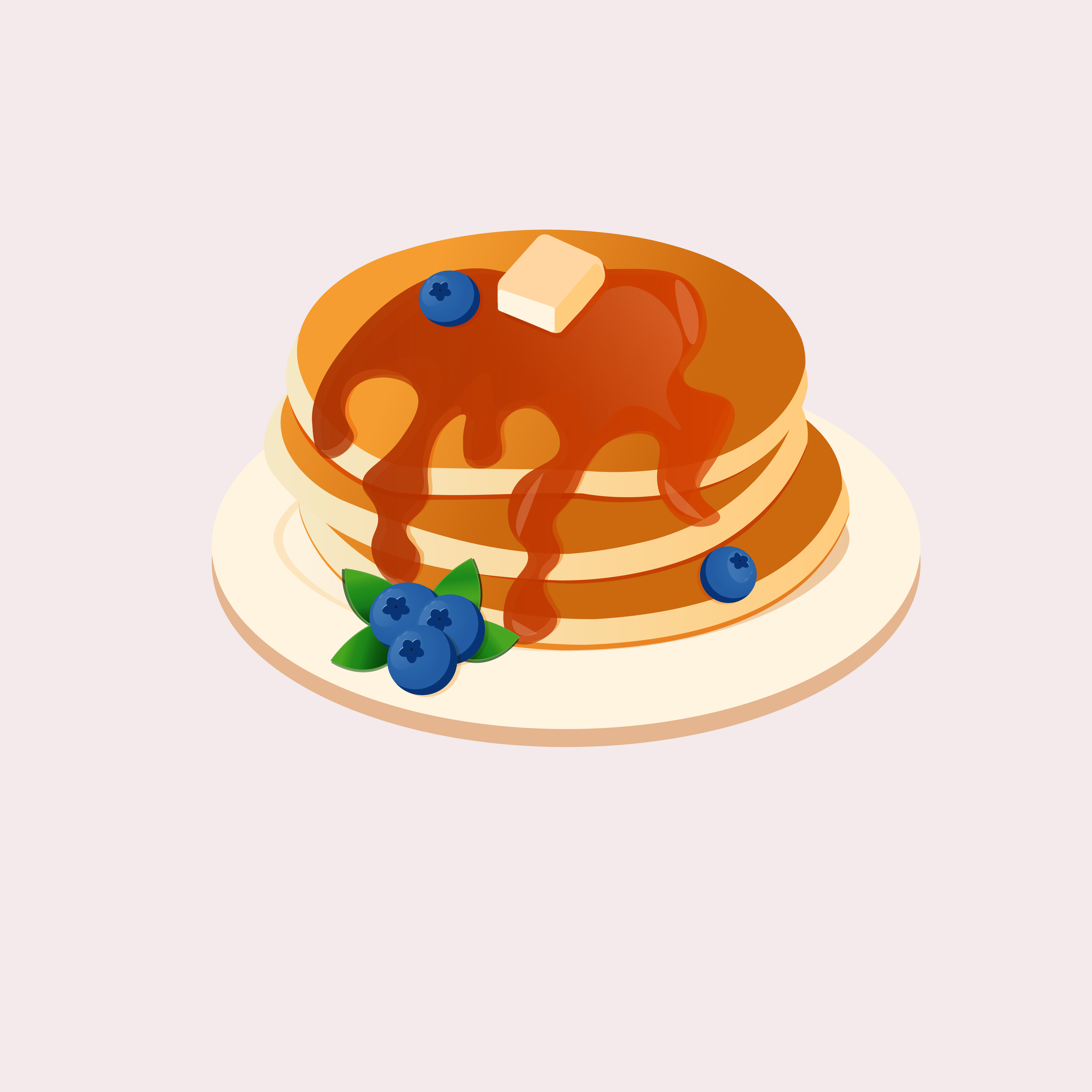 Иллюстрация вкусненький завтрак | Illustrators.ru