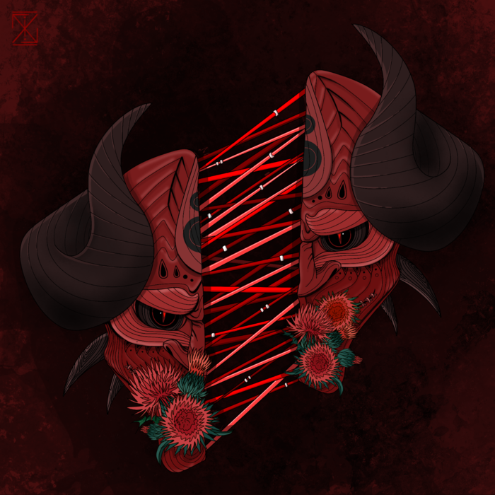 Иллюстрация Оберег от нечисти в стиле 2d, готический, графика