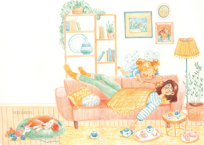 Иллюстрация Иллюстрация к стихотворению в стиле детский