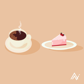 Кофе с чизкейком