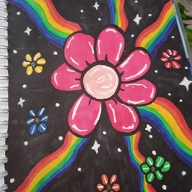 Цветок радужка