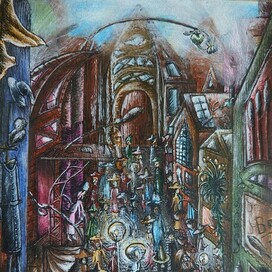 Иллюстрация к книге "Гарри Поттер и философский камень"