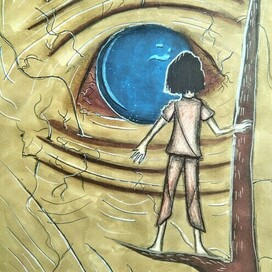 Иллюстрация к книге "Бесконечная история"