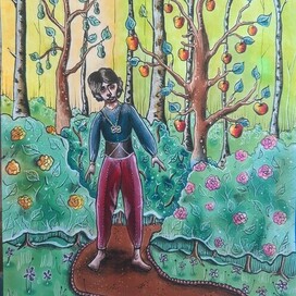 Иллюстрация к книге "Бесконечная история"