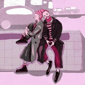 любовь, жвачка