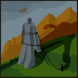 Андреев, "Самсон в оковах" №2