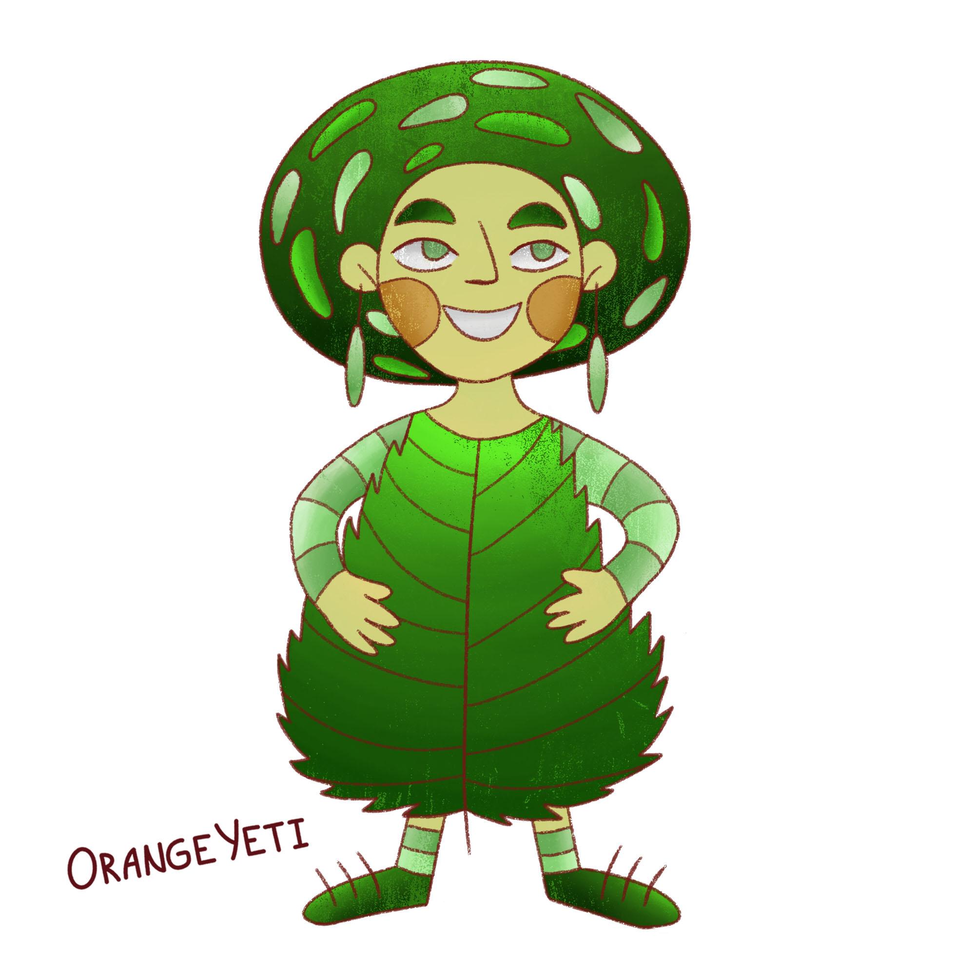 Иллюстрация Березка персонаж в стиле персонажи | Illustrators.ru