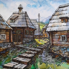 Деревня Кустурицы, Мечавник, Сербия