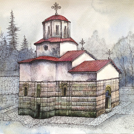 Монастырь Велуче, Сербия