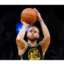 stephen curry-low poly