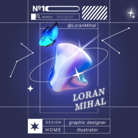 Visit card for instagram LoranMihal