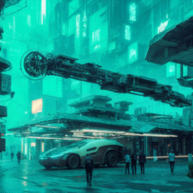 futuristic  city 