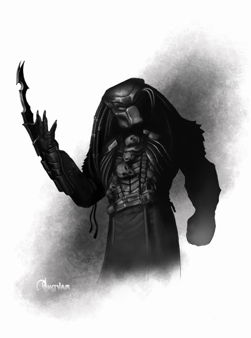 Иллюстрация Predator в стиле 2d | Illustrators.ru