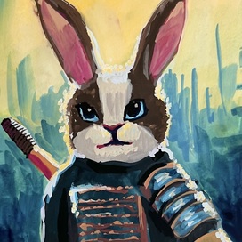 Зайчик-самурай