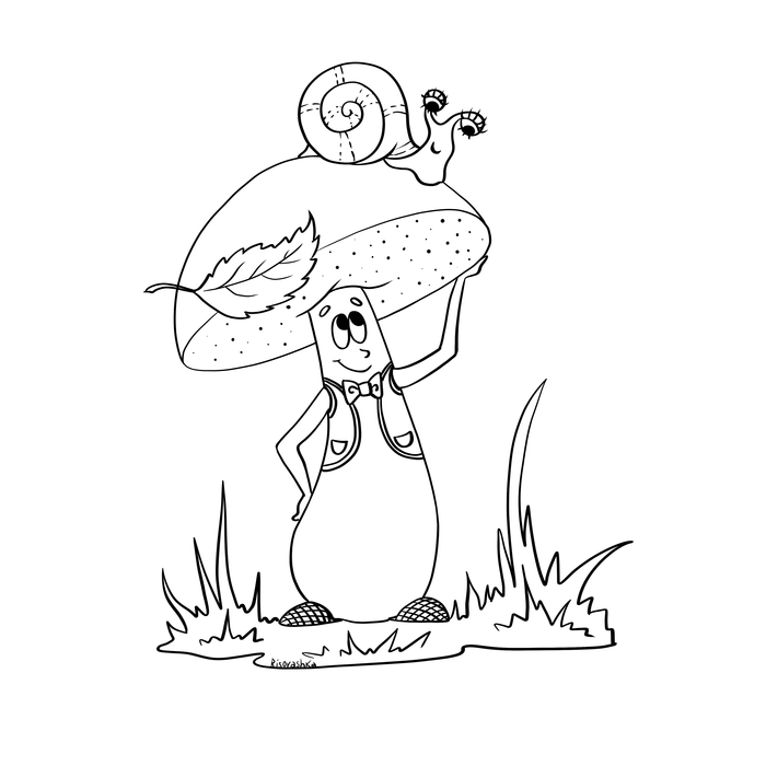 Ум и хрум раскраска для детей