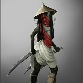 Персонаж в азиатском стиле