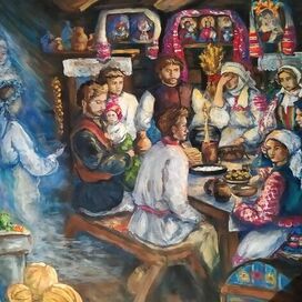 Старинный беларуский праздник - день поминания всех умерших "Дзяды"