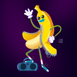 Банана Фан. Маскот ивент-агенства