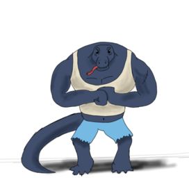 Комодский варан (мутант)