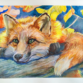 Autumn fox