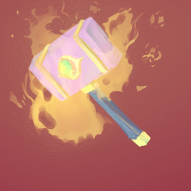 тот же молот ,но огненный