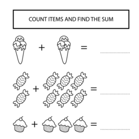 preschool math page