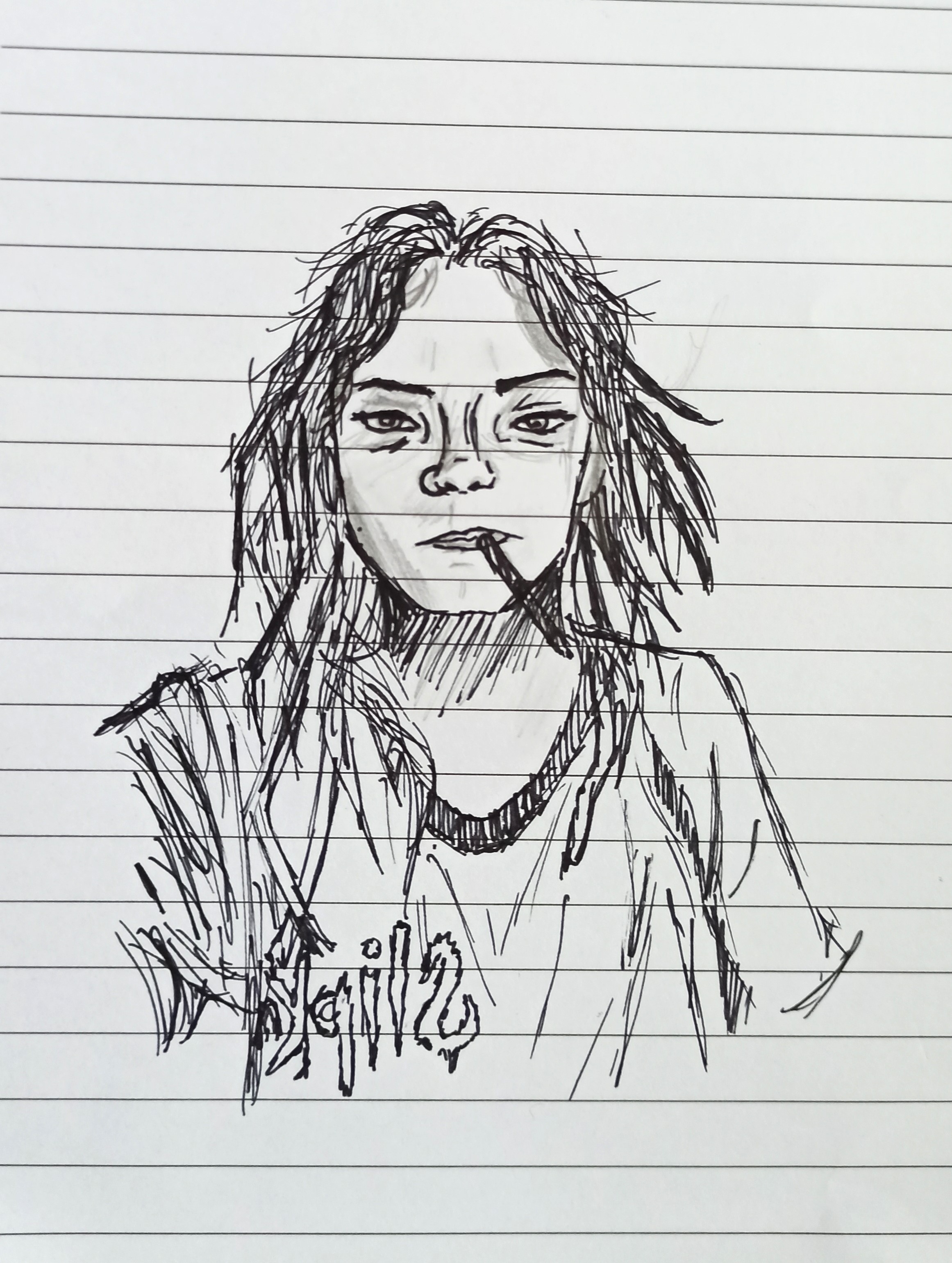 Портрет парня по фотографии