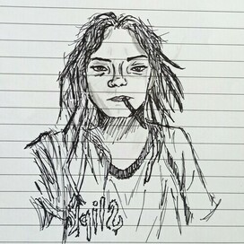 Портрет парня по фотографии