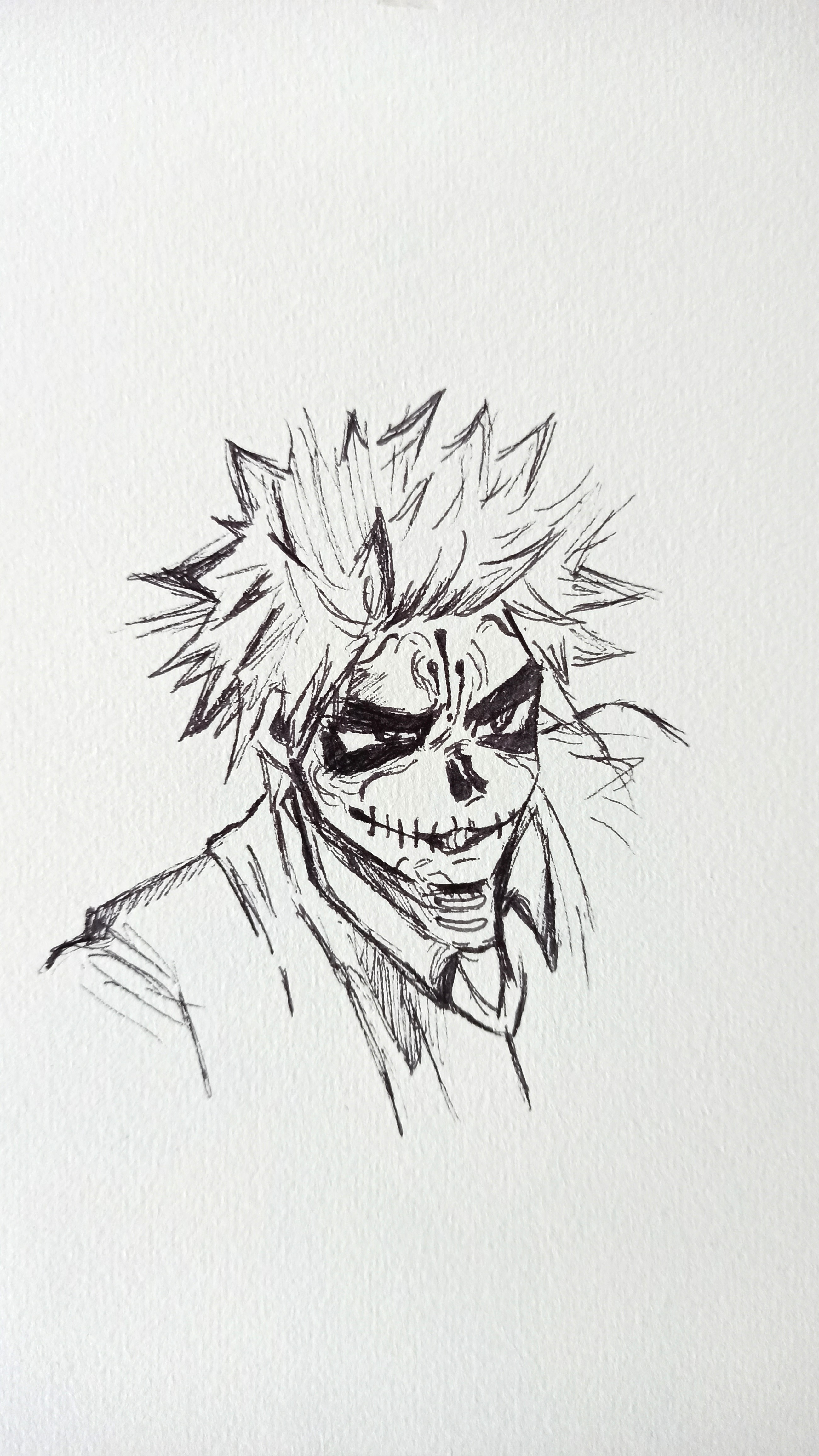 Иллюстрация персонажа аниме (horror anime)