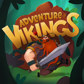 Обложка настольной игры "Adventure of vikings"