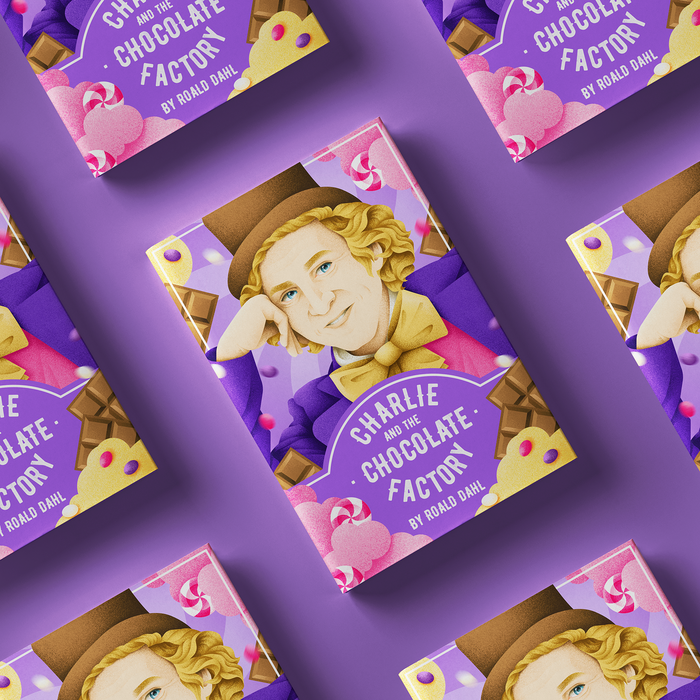 Иллюстрация Обложка "Чарли и шоколадная фабрика" Роальд