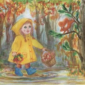 Девочка в лесу